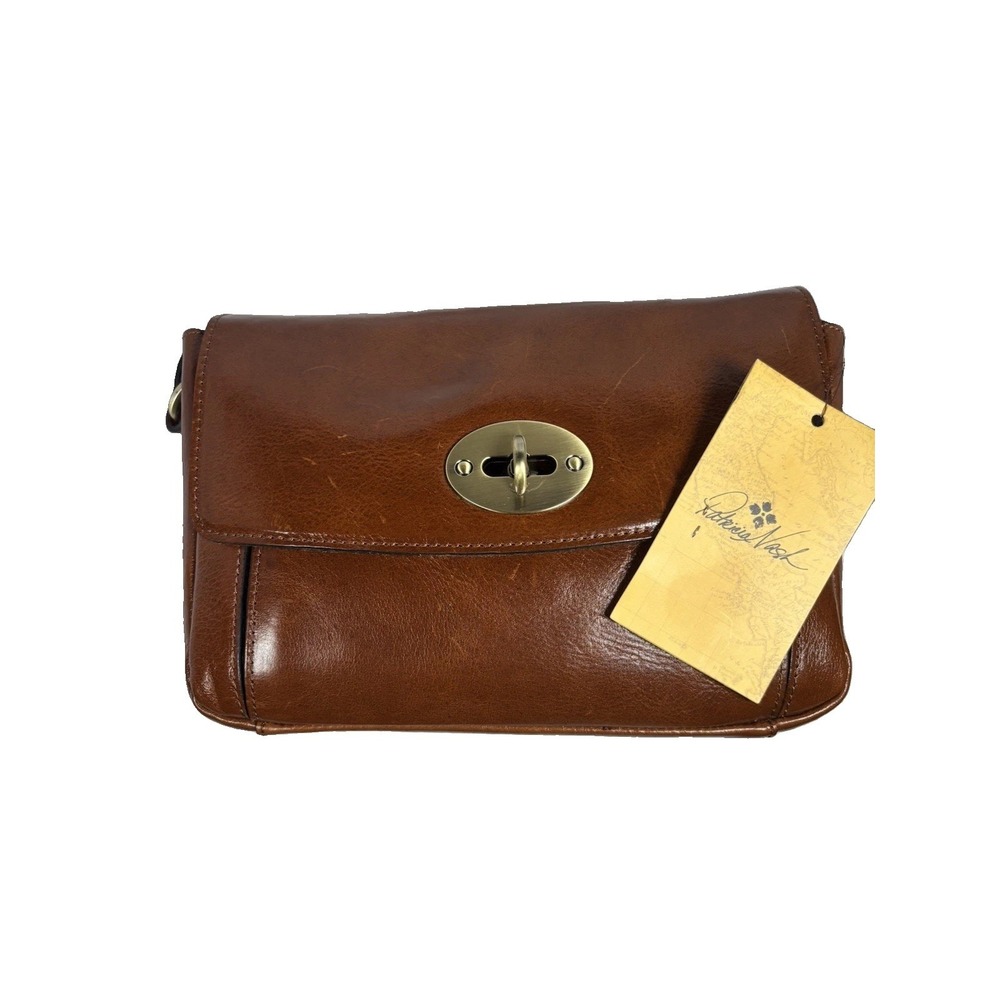 Cognac Leather NWT Distressed